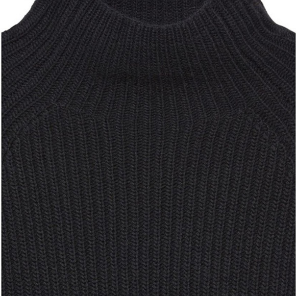NWT $395 THEORY Pate Black Fine Heaven Sweater - Picture 5 of 5